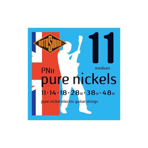 Rotosound Pn11 Pure Nickels - Jeu De Cordes Guitare Électrique - 11-48