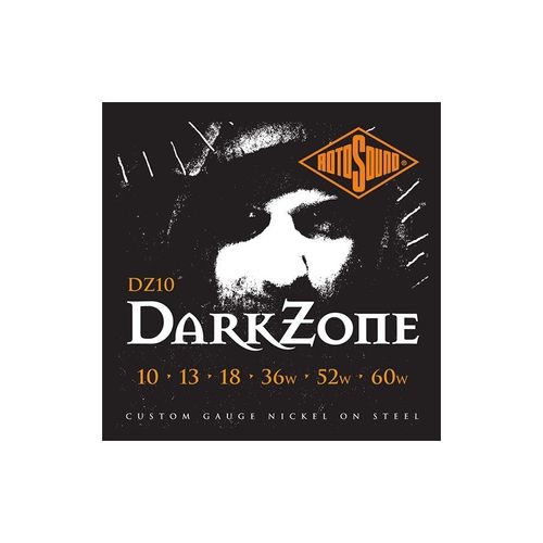 Rotosound Dz10 Dark Zone - Jeu De Cordes Guitare Électrique - 10-60