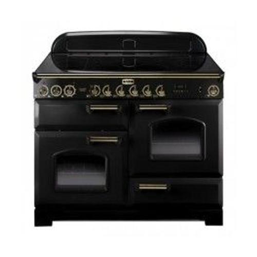 Falcon Classic Deluxe 110 - Cuisinière (four à deux étages) - pose libre - largeur : 109.2 cm - profondeur : 60 cm - hauteur : 92.5 cm - noir