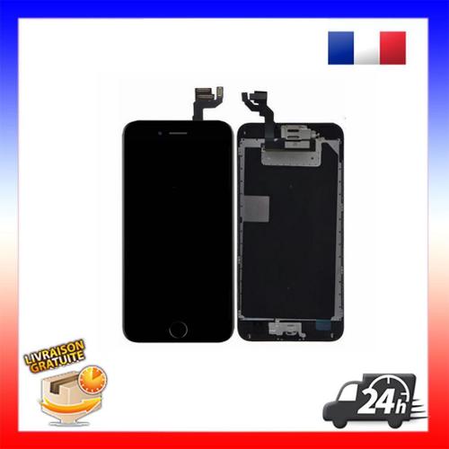 Fr_Cool Neuf Écran Lcd Répartition Vitre Tactile Sur Châssis + Caméra + Bouton Home Pour Iphone 6s Plus 5.5 Pouces Noir + Outils + Film En Verre Trempé