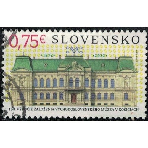 Slovaquie 2022 Oblitéré Used 150 Ans De La Fondation Du Musée Slave Oriental À Kosice Y&t Sk 863 Su