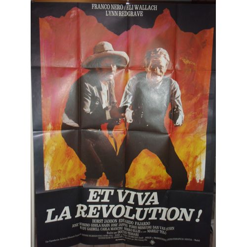 Et Viva La Revolution!/ Viva La Muerte...Tua! - Affiche Originale Pliée 120 X 160 - Duccio Tessari - Franco Nero - Eli Wallach