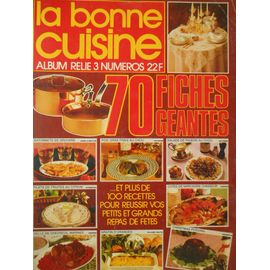 Bonne Cuisine Fiches Geantes - Meilleures offres neuf et
