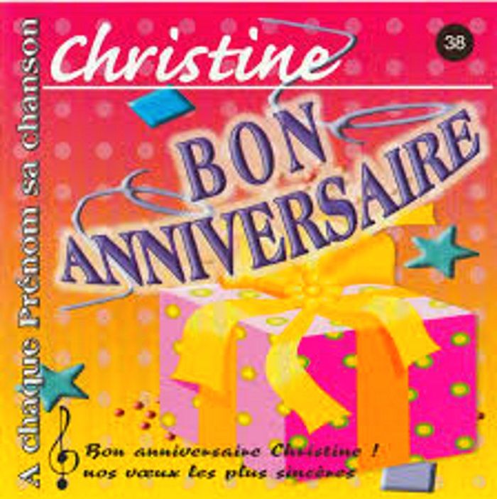 Joyeux Bon Anniversaire Christine Cd Rakuten