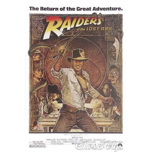 Indiana Jones - Raiders Of The Lost Ark - 68,5x102cm - Affiche / Poster Envoi En Tube