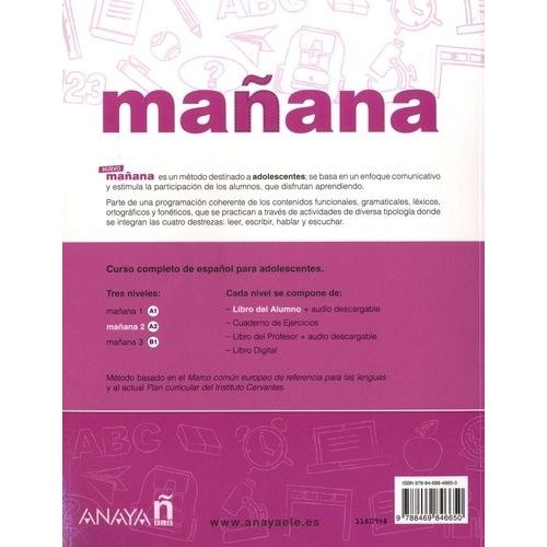 Nuevo Mañana 2 Español Lengua Extranjera - Libro Del Alumno A2