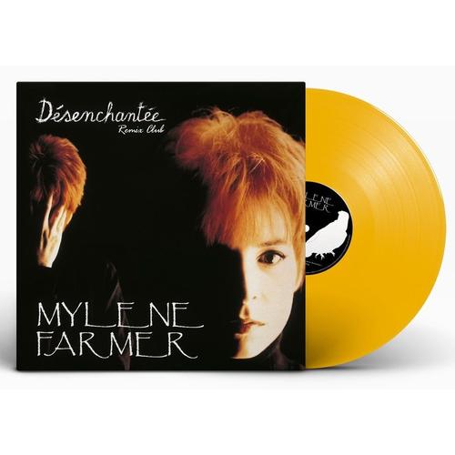 Mylene Farmer Maxi 45tours Vinyle Désenchantée Exclusivité Couleur Jaune