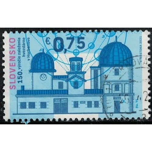 Slovaquie 2021 Oblitéré Used Observatoire Hurbanovo Observatory Y&t Sk 827 Su