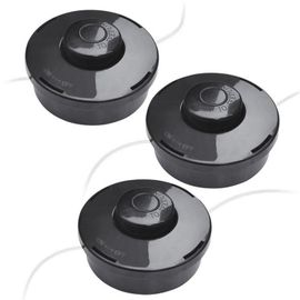 Lot de 3 Tête Débroussailleuse 2.4mm - Tete Debroussailleuse Universel, Accessoire Professionnel pour Débroussailleuse Thermique à Essence