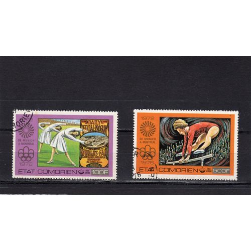 Timbres De Poste Aérienne Des Comores (Jeux Olympiques DÉté À Montréal)