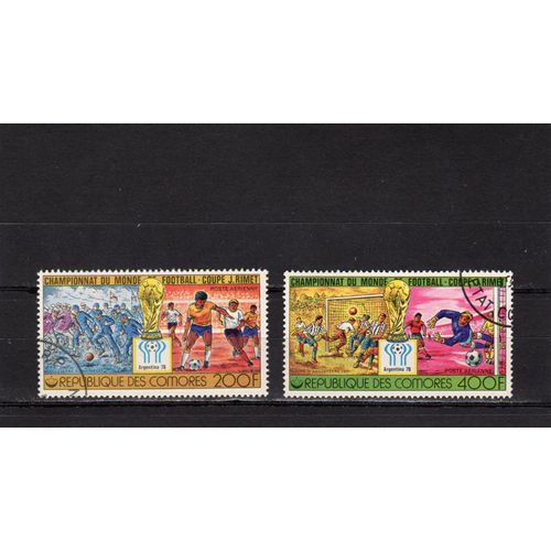 Timbres De Poste Aérienne Des Comores (Argentina 78. Coupe Du Monde De Football)