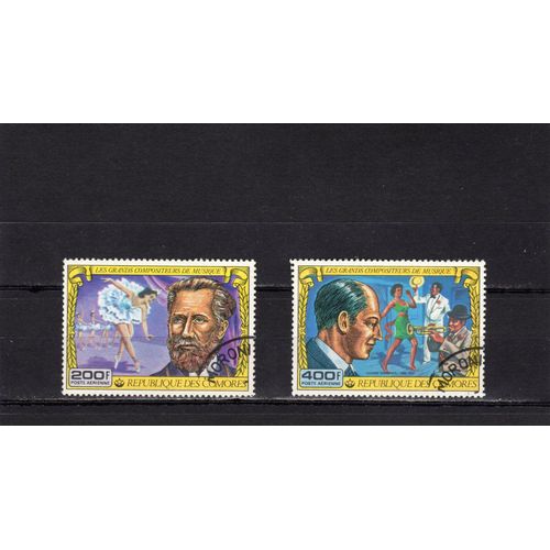 Timbres De Poste Aérienne Des Comores (Grands Compositeurs De Musique)