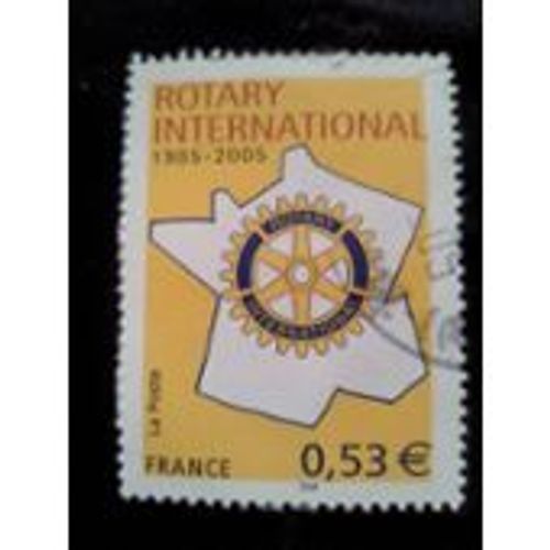 Timbre Oblitéré "Centenaire Du Rotary"