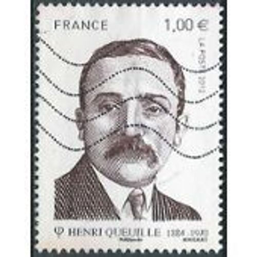 Timbre Oblitéré " Henri Queuille