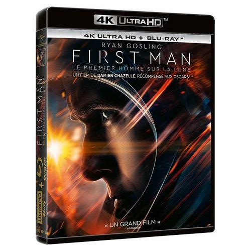 First Man - Le Premier Homme Sur La Lune - 4k Ultra Hd + Blu-Ray