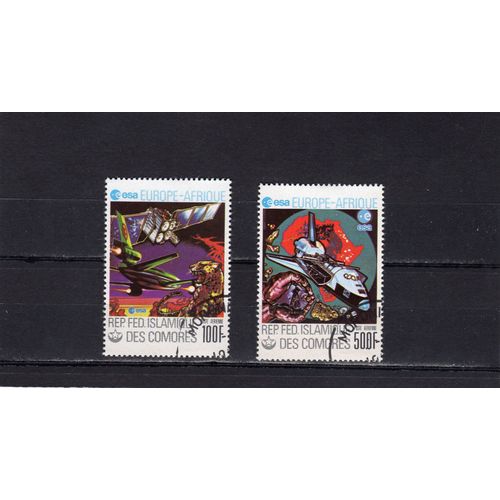 Timbres De Poste Aérienne Des Comores (Europe-Afrique. Espace)