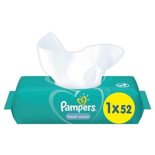 Pampers Lingettes Bebe Freshclean - 52 Lingettes