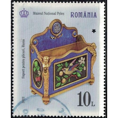 Roumanie 2022 Oblitéré Used Boîte Aux Lettres Russe Musée National Peles Y&t Ro 6878 Su