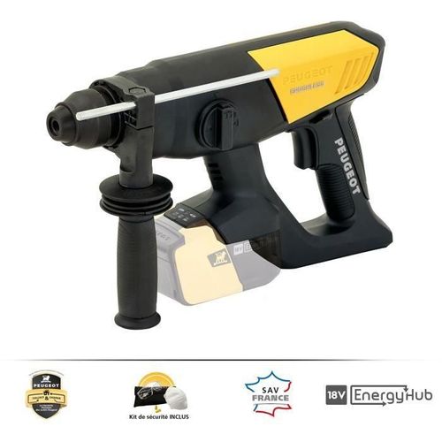 Marteau perforateur 18 V - Force de frappe 2,2J - EnergyPunch-18VBL PEUGEOT