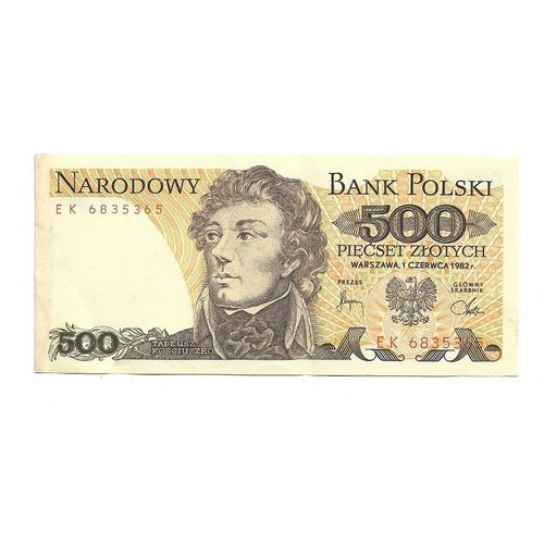 Billet Pologne 500 Zlotych Alphabet Ek6835365