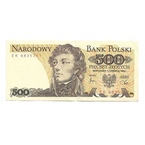 Billet Pologne 500 Zlotych Alphabet Ek6835361