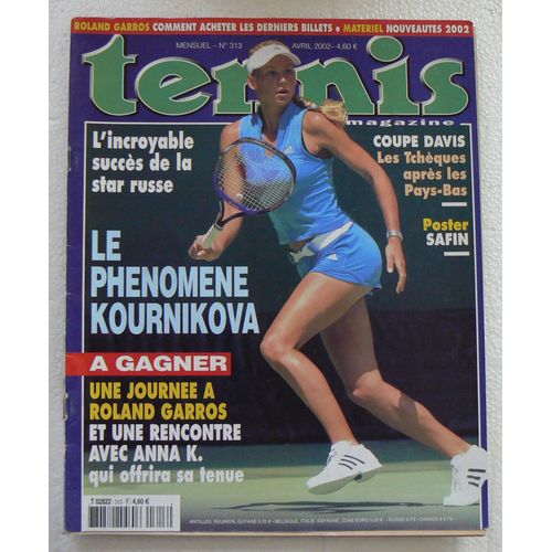 Tennis Magazine N° 313 : Le Phénomène Kournikova