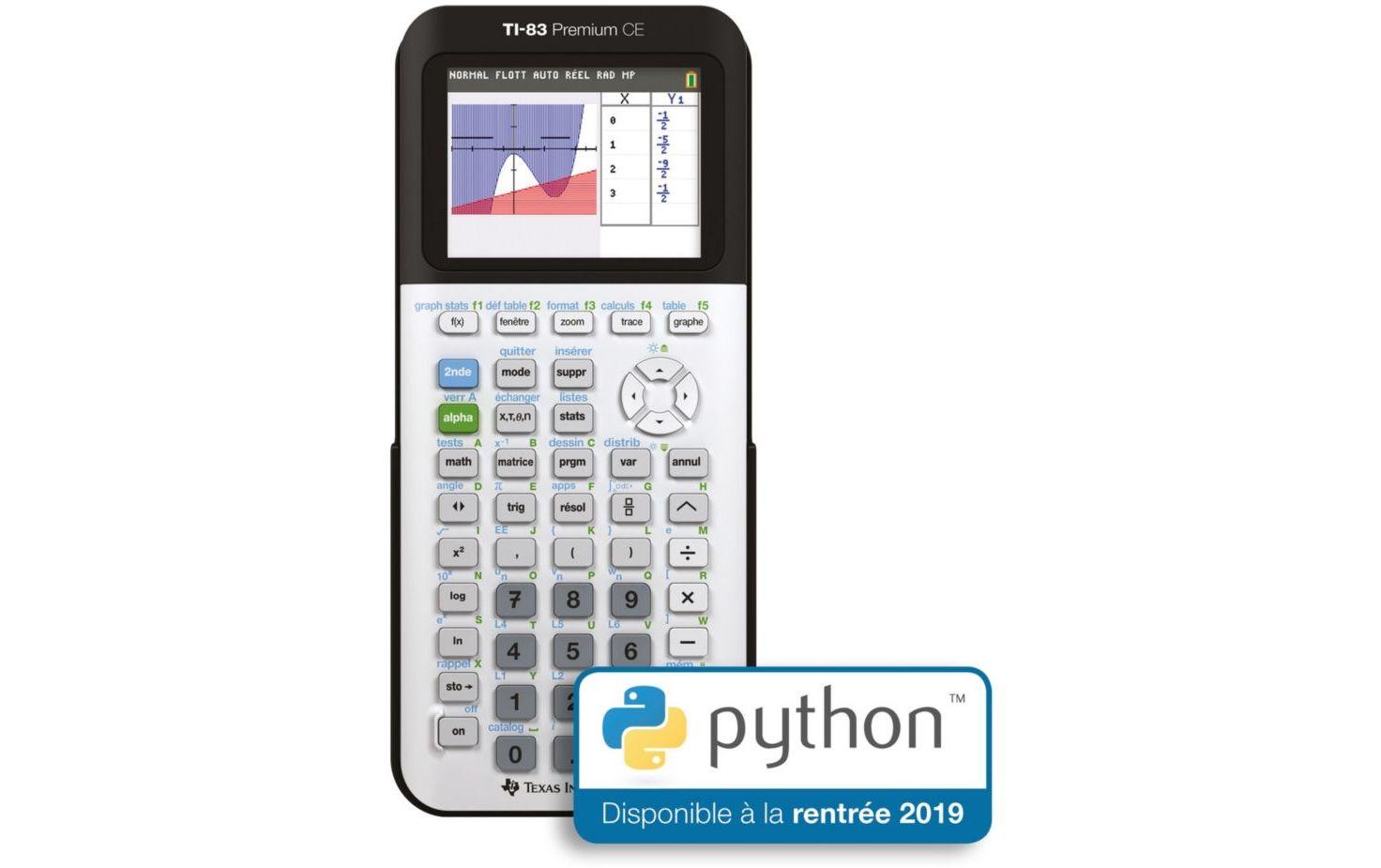 Promo Calculatrice Ti-83 Premium Ce Python chez Bureau Vallée