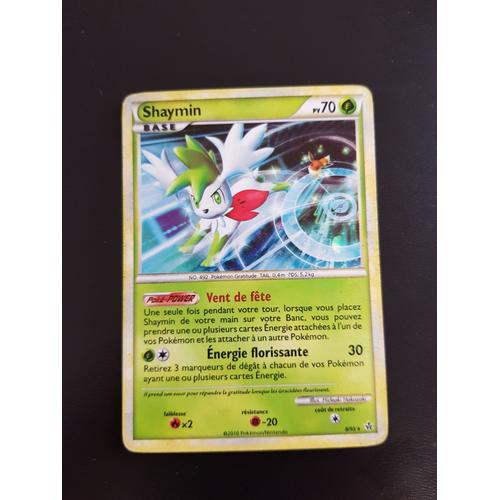 Shaymin 8/95 Holo Set Hgss Déchainement Fr