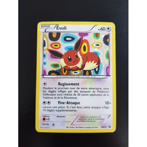 Evoli Bw94 Holo Set Promo Promos Black Star Black&white Fr