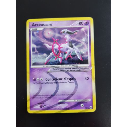 Arceus Ar7 Holo Set Platine Arceus Fr