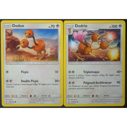 Alliance Infaillible - Doduo (150) + Dodrio (151/214)
