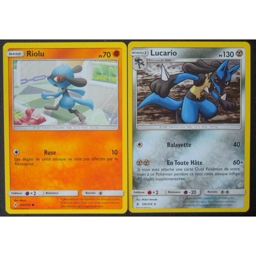 Alliance Infaillible - Riolu (102) + Lucario (126/214)