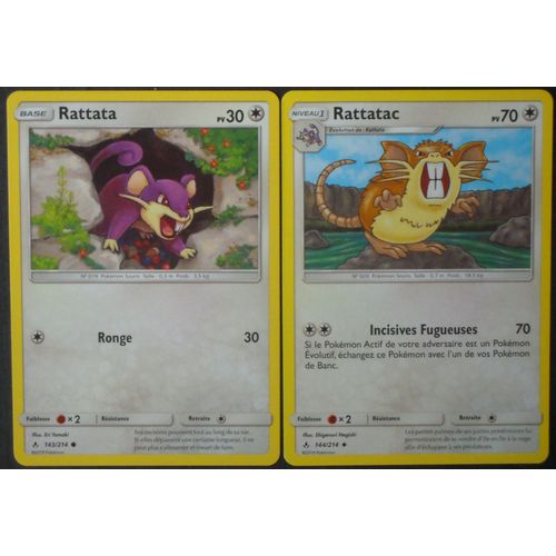 Alliance Infaillible - Rattata (143) + Rattatac (144/214)