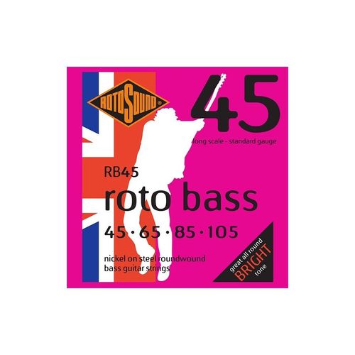 Rotosound Rb45 Roto Bass - Jeu De Cordes Basse - 45-105