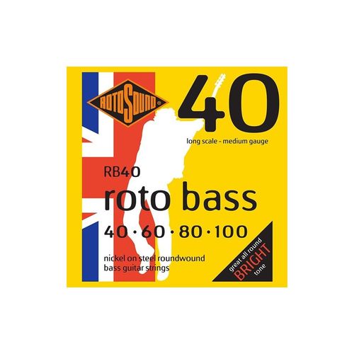 Rotosound Rb40 Roto Bass - Jeu De Cordes Basse - 40-100