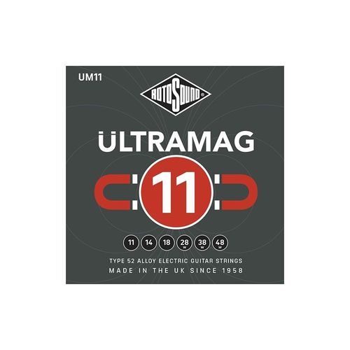 Rotosound Um11 Ultramag - Jeu De Cordes Guitare Électrique - 11-48