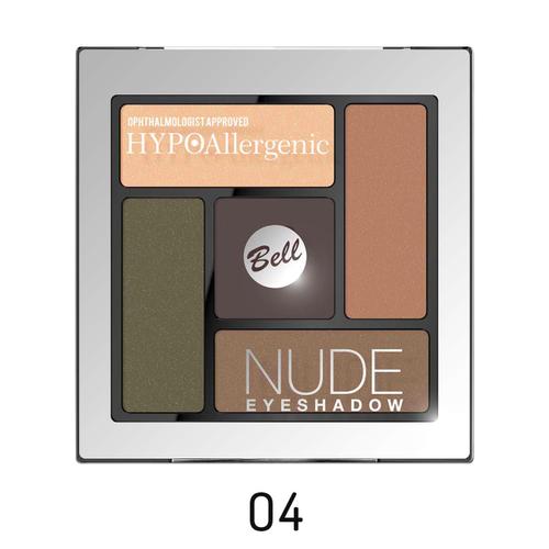 Palette Fards Nude Hypoallergéniques 04.Nude/Beige/Châtain/Vert/Brun 