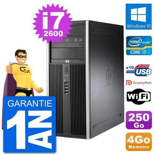 PC Tour HP 8200 Intel Core i7-2600 RAM 4Go Disque Dur 250Go Windows 10 Wifi