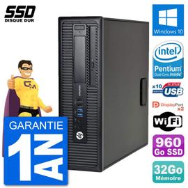 Mini PC HP 800 G1 USDT Ecran 27 Core i7-4770 RAM 16Go SSD 120Go