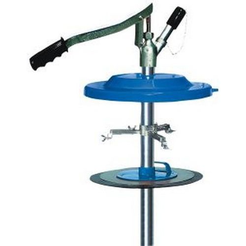 Pompe manuelle de remplissage de graisse, convient aux seaux : 5 kg, Pour seau de Ø intérieur 180-210 mm, Long. du tuyau de pompe 510 mm