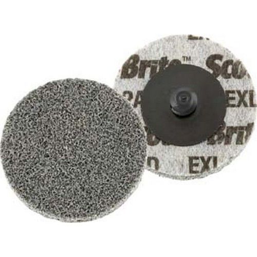 Meule compacte Ø 76,2 mm 15100 tr/mn, Roloc (TM) XL-DR, Degré de finesse : fin, Dureté 2 S, Couleur gris