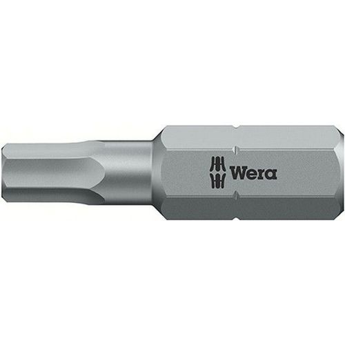 Embout pour vis ? 6 pans femelle 1/4'', semi-dur, 25 mm de long, Cote s/plats : 4,0 mm
