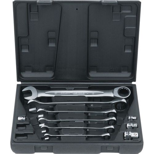 Coffret de clés mixtes a cliquet Gearplus 10 pièces - KS Tools 503.4260