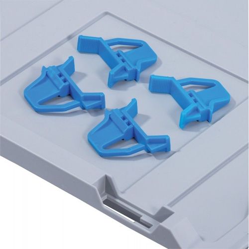Clips pour Boite EuroBox ,bleu (VE4St.)