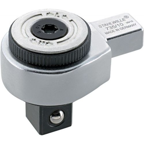 Attache male a cliquet réversible carré 1/2" 9x12mm Stahlwille