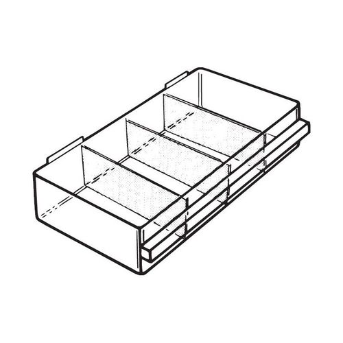 Type de tiroir de remplacement Typ E H64xB279xT153 mm