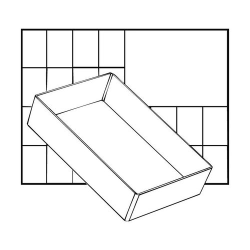 A6 1 Boite de rangement 47x109x157 mm