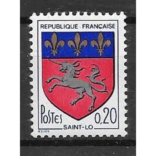 Timbre Neuf De 1966,N°1510.Blason De Saint-Lô.