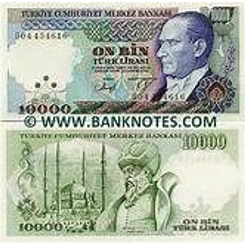 10 000 Lirasi Turque