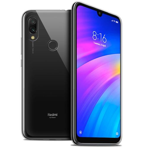 Caseink Coque Pour Xiaomi Redmi 7 (6.26 ) [Crystal Ultra Clear Hd - Semi Rigide Souple Tpu Gel Transparent - Extra Fin 1mm]
